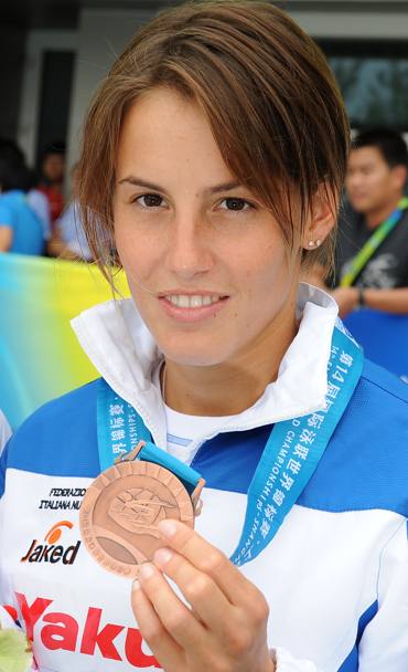 Sempre Torino 2011, medaglia di bronzo nel trampolino da 3m (Afp)